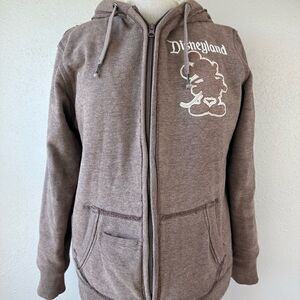 EUC Disney Parks Women’s Zip Up Fuzzy Hoodie